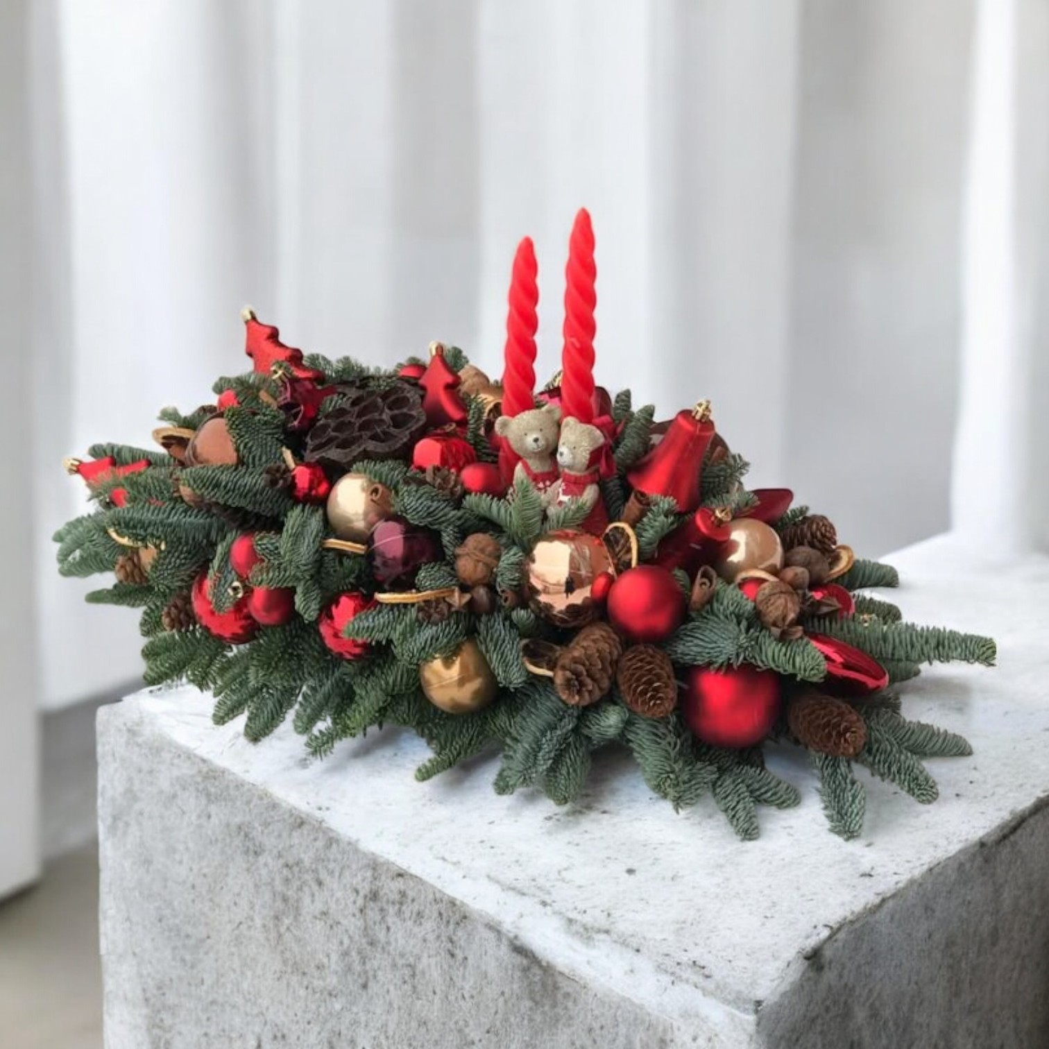 Noël Grande Luxe Yılbaşı Masa Aranjmanı