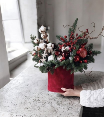 Kış Bahçesi Premium Yılbaşı Aranjmanı