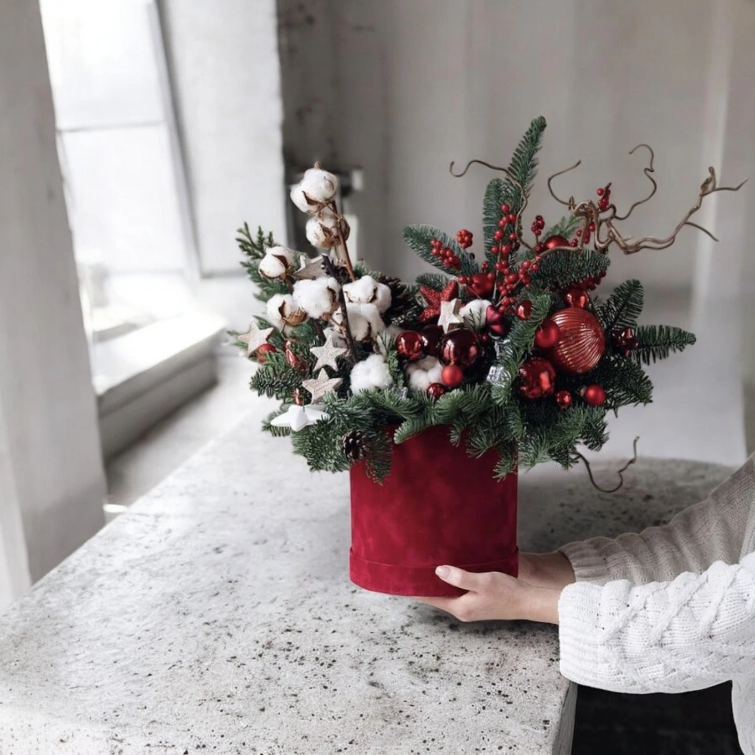 Kış Bahçesi Premium Yılbaşı Aranjmanı