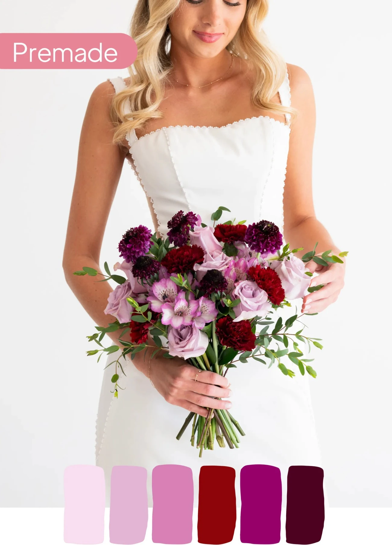 Amethyst Gelin Buketi – Morun Asil Işıltısı