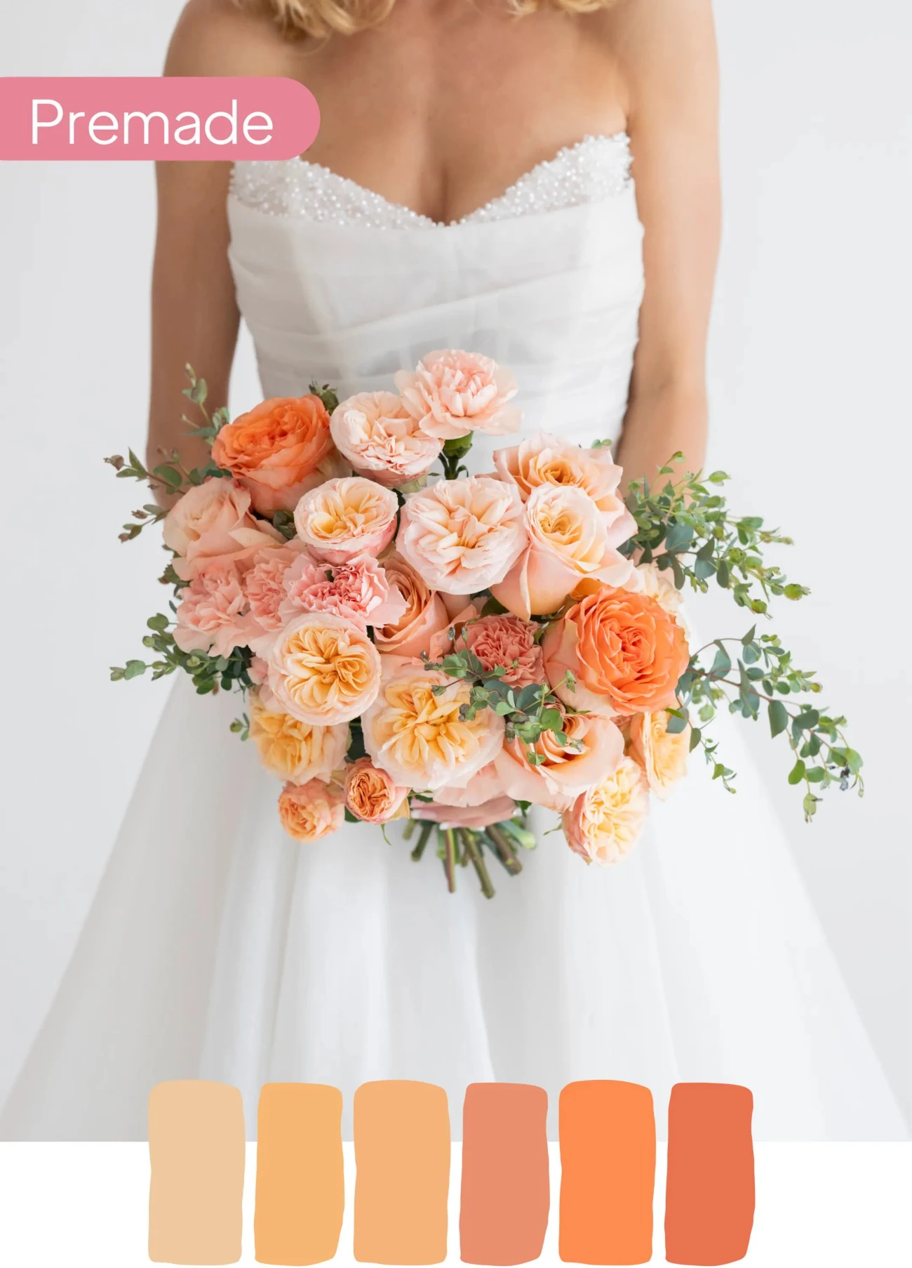 Apricot Haze Gelin Buketi – Şeftali ve Kayısı Tonlarının Zarif Uyumu