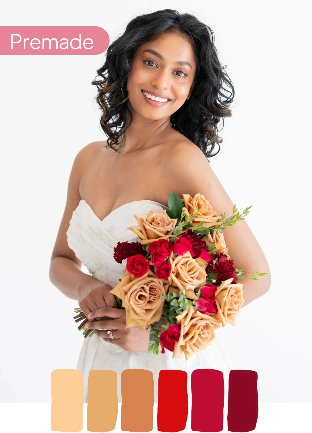 Caramel & Burgundy Gelin Buketi – Karamel ve Bordo Asaleti