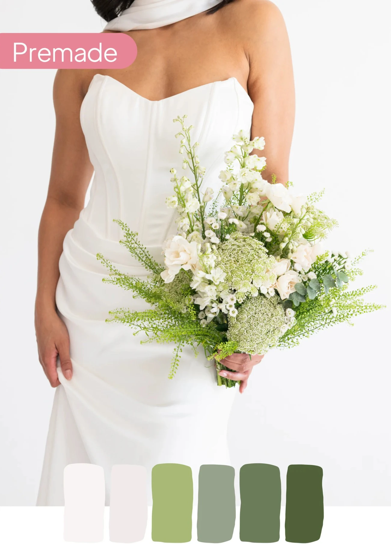 Ivory Fields Gelin Buketi – Doğallığın ve Zarafetin Buluşması