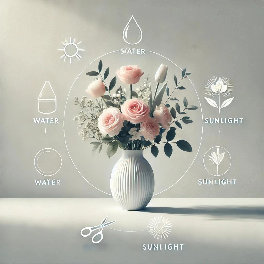 Evde Çiçek Bakımı: Taze Kalmanın Sırları