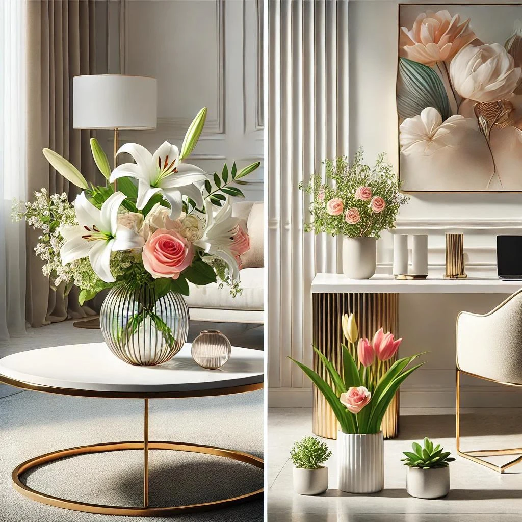 Ev ve Ofis Dekorasyonunda Çiçek Kullanımı: Doğadan Gelen Zarafet