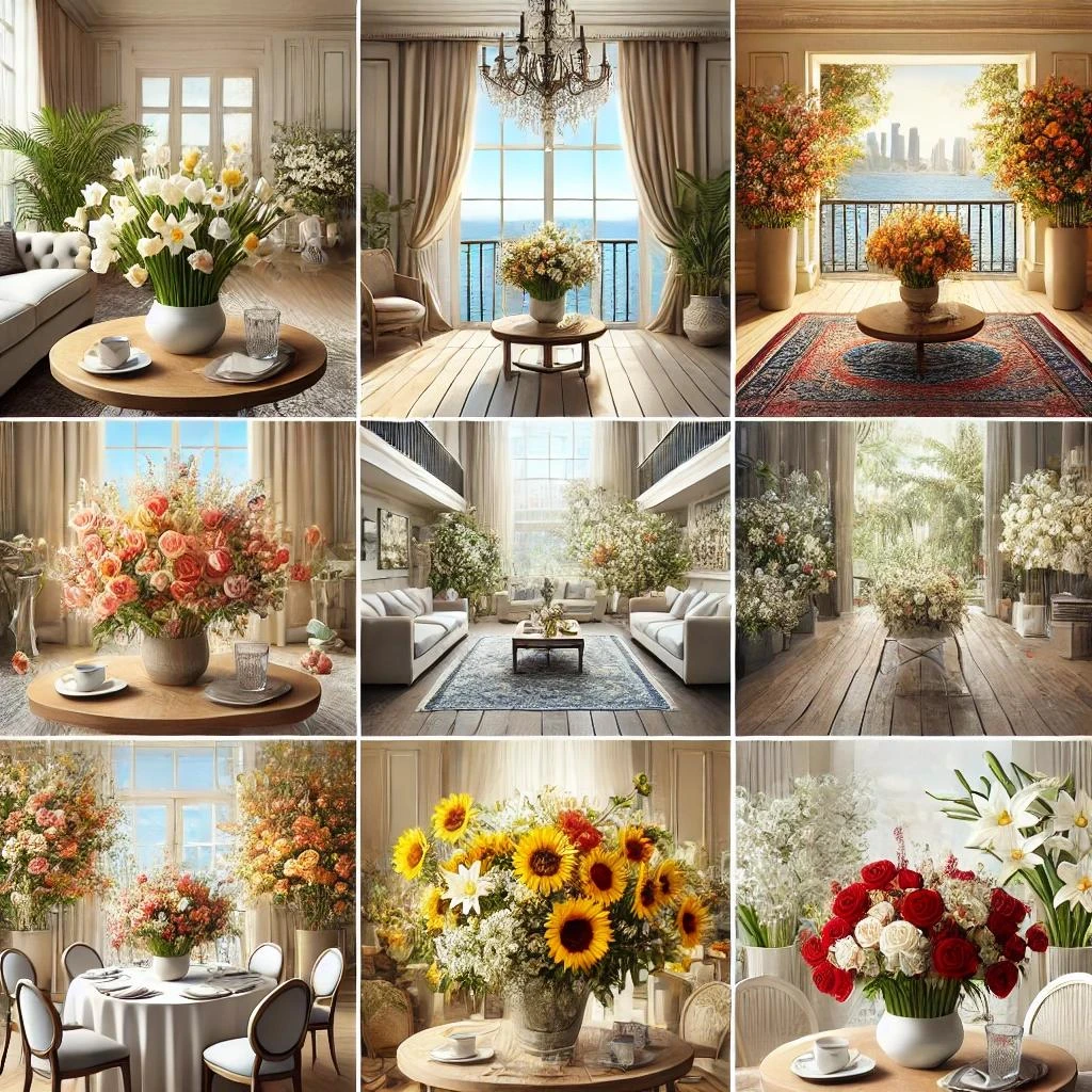 Mevsimsel Çiçeklerle Dekorasyon Fikirleri