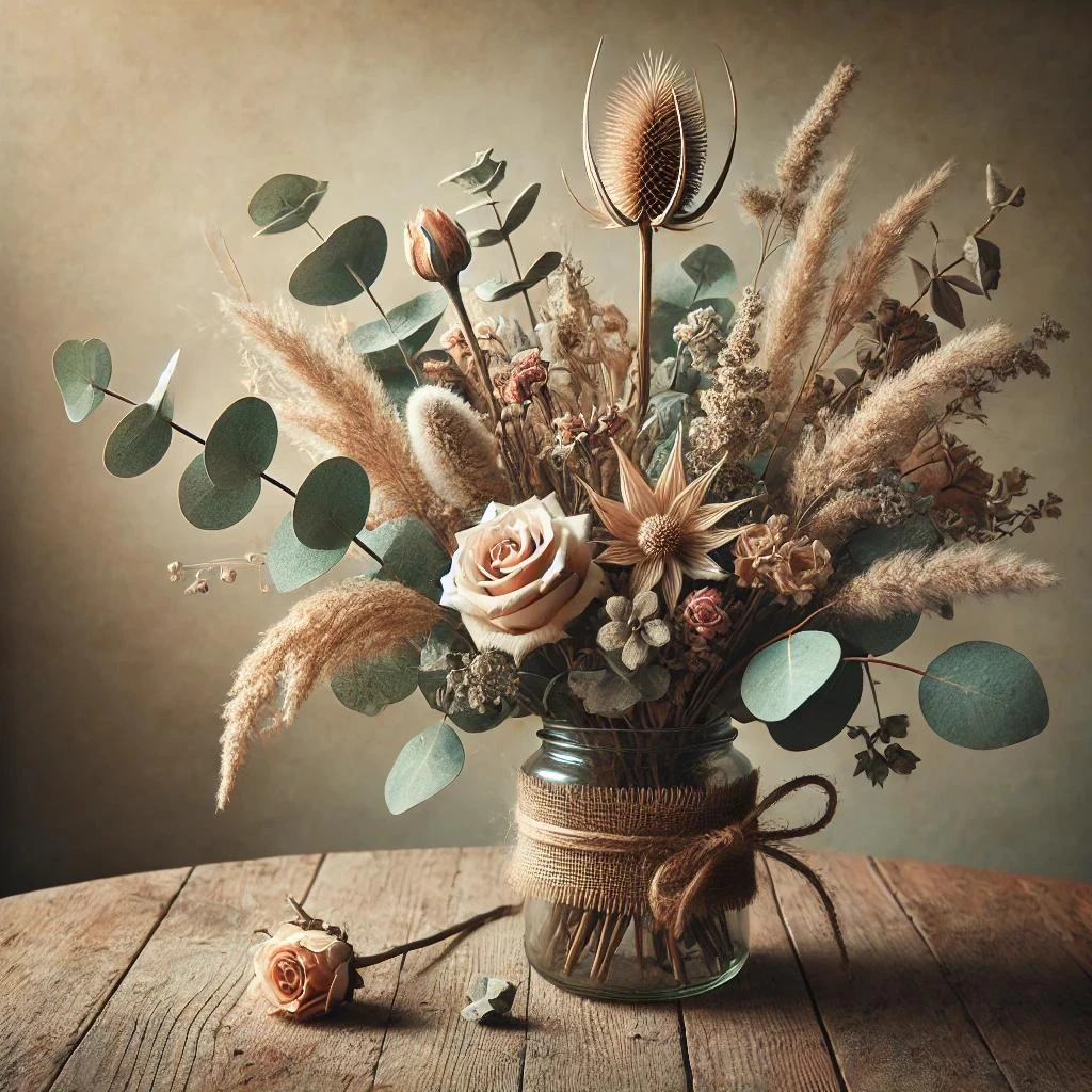 Vintage ve Rustik Çiçek Tasarımları: Geçmişin Zarafeti ve Doğanın Sade Güzelliği